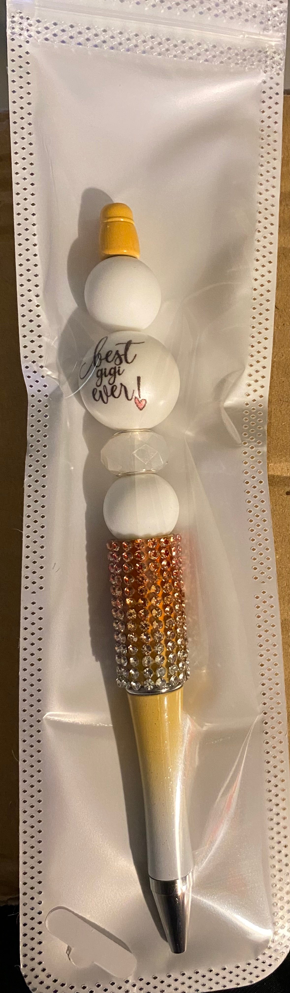Beaded pens
