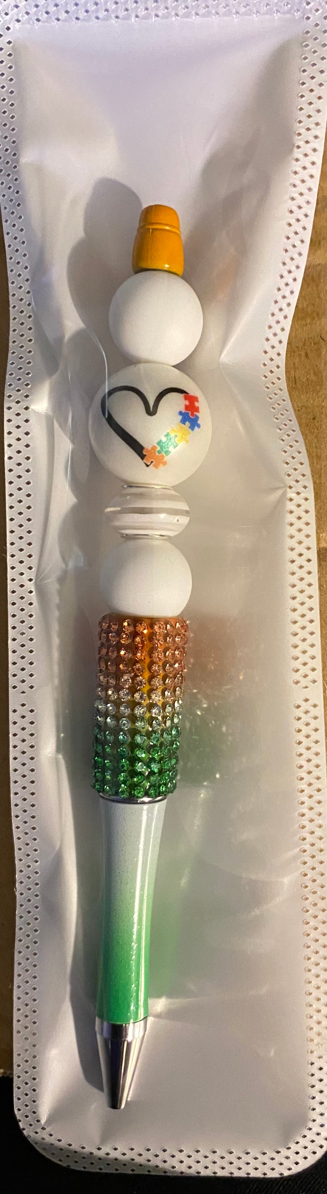 Beaded pens