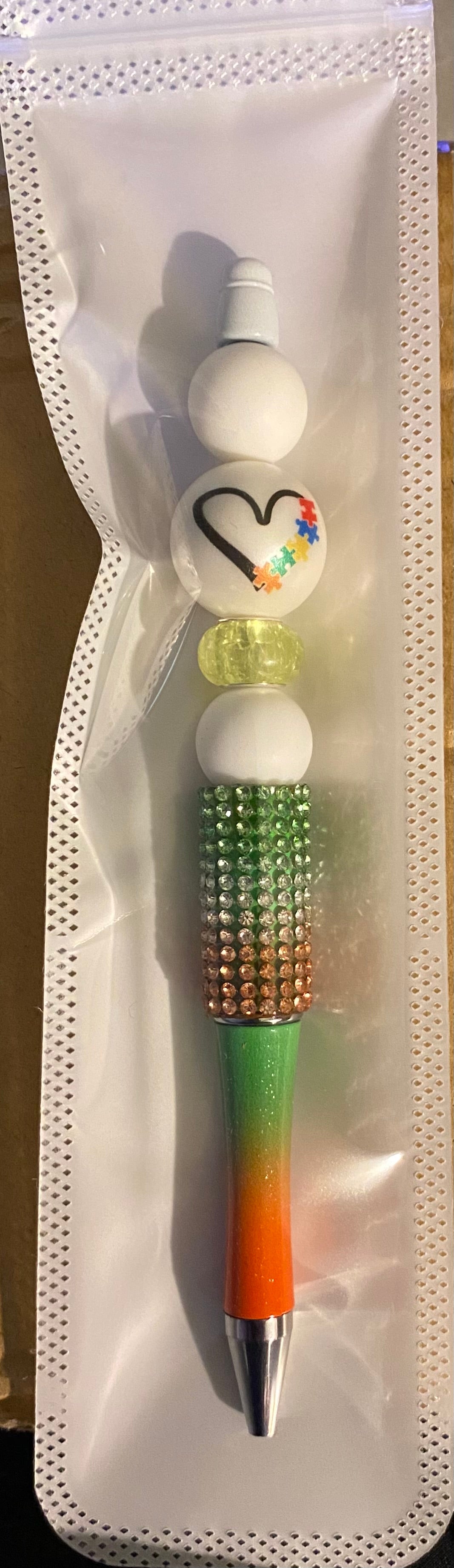 Beaded pens